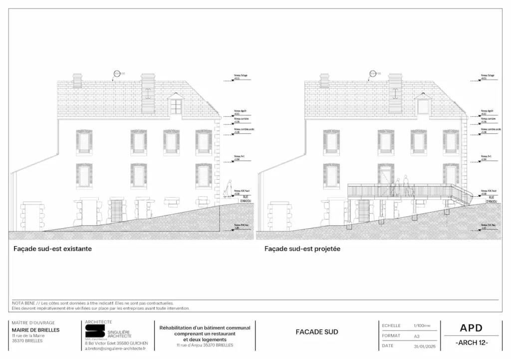 plan façade
