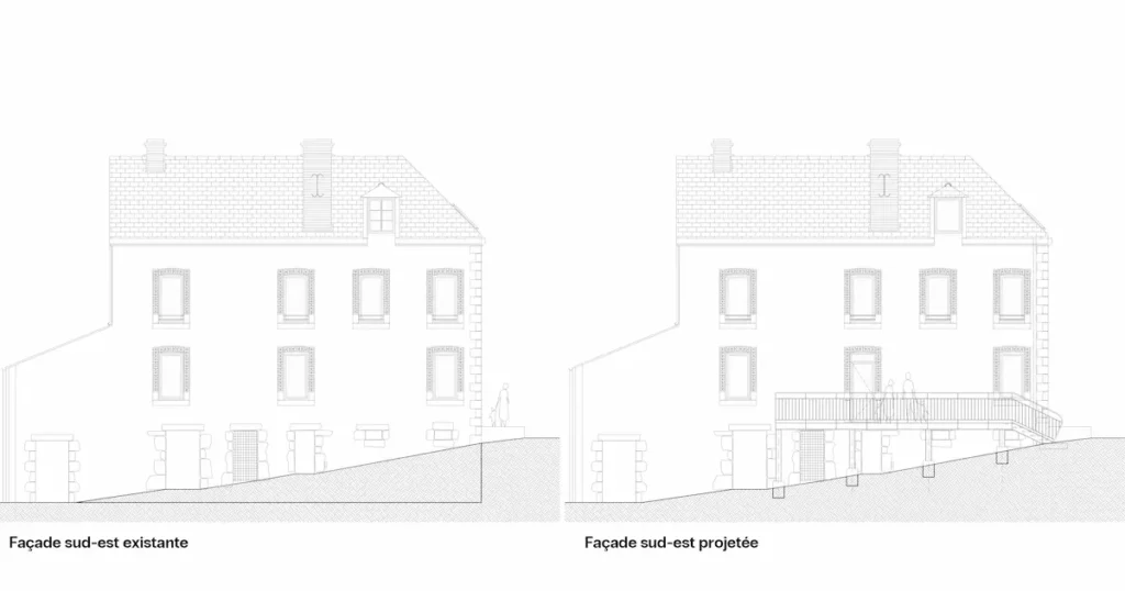 Plan façade Brielles