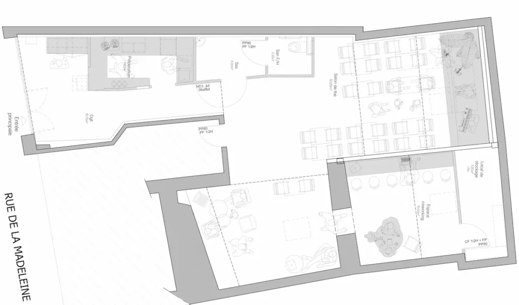 Plan du projet à Chateaugiron